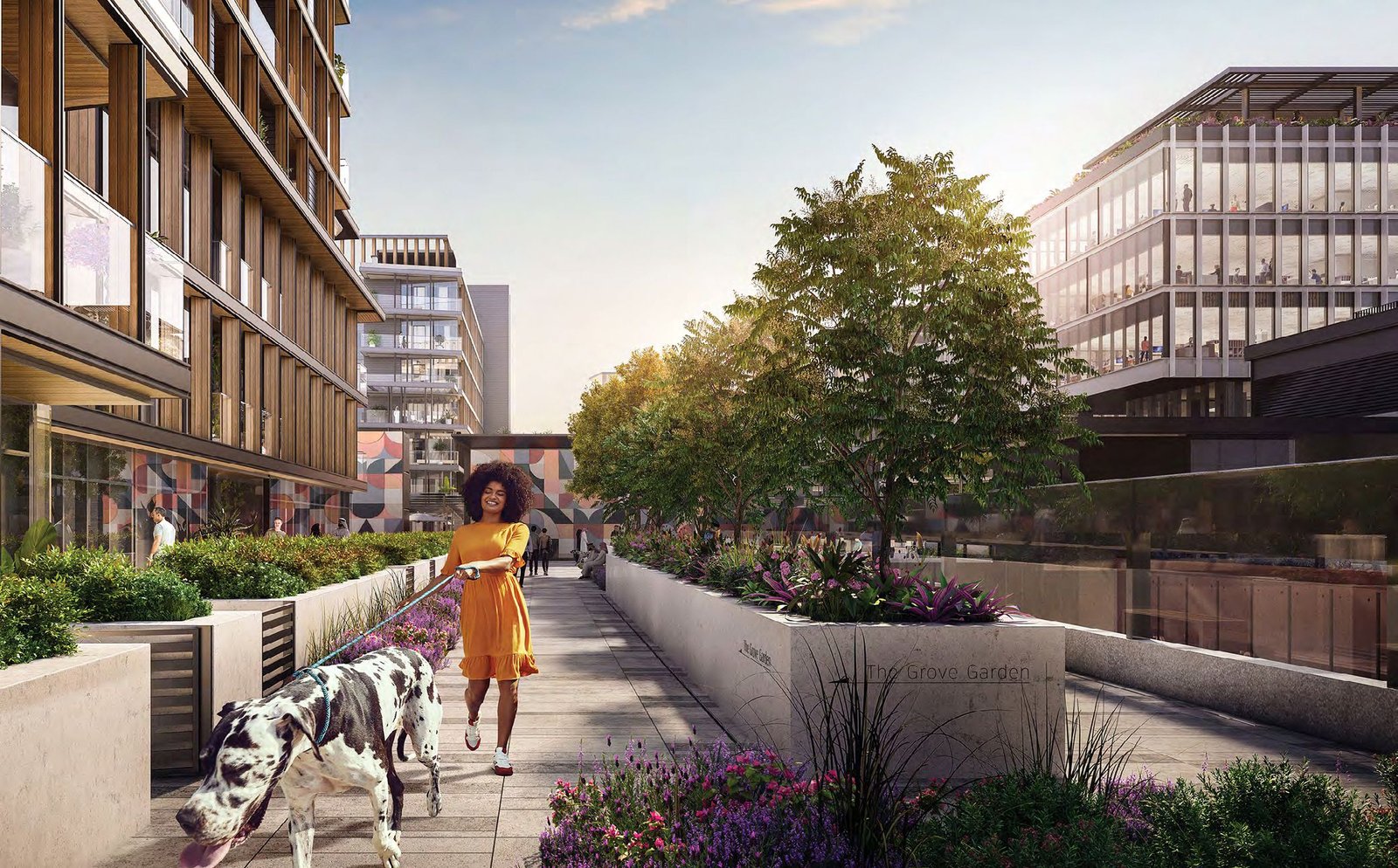 Modern exterior view of Grove Beach Views in Saadiyat Island, Abu Dhabi showcasing luxury beachfront architecture and premium coastal living design.